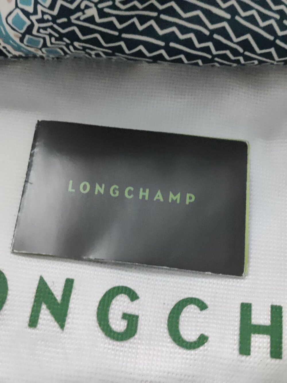 *SOLD* Longchamp Le Pliage NEO Canvas Bag Limited Edition Print in BLUE - Picture 8 of 8
